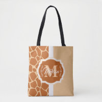 Monogramme d'impression de girafe