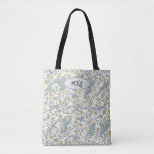Tote Bag Monogramme Edelweiss Son de la musique Alpes Botan