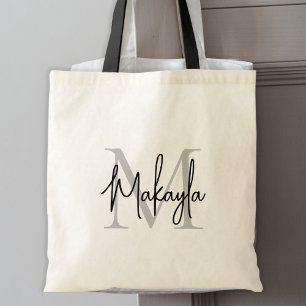Tote Bag Monogramme élégant personnalisé