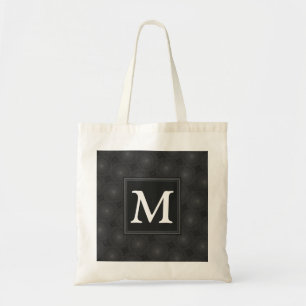 Tote Bag Monogramme motif des cercles de charbon