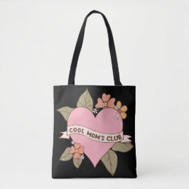 Tote Bag Monogramme personnalisé du Club de Maman cool