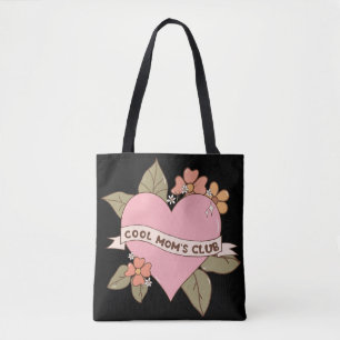 Tote Bag Monogramme personnalisé du Club de Maman cool
