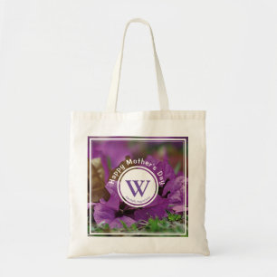 Tote Bag Monogramme Personnalisé JOYEUX JOUR DE LA MÈRE Pur