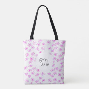 Tote Bag monogramme personnalisé mignon fourre-tout