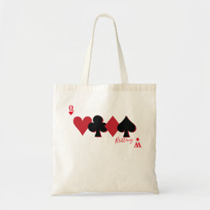 Tote Bag Monogramme Personnalisé Pont et Poker