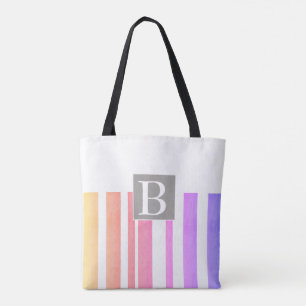 Tote Bag monogramme personnalisé style fourre-tout