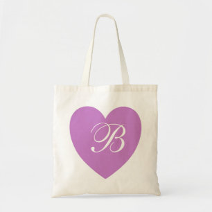 Tote Bag Monogramme Purple Heart