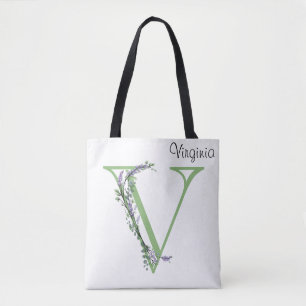 Tote Bag Monogramme V Lavande Eucalyptus