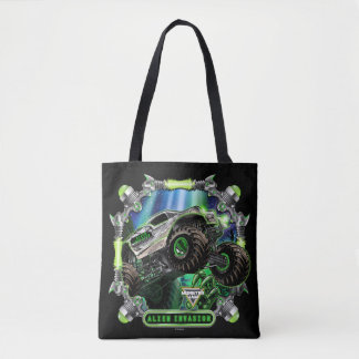 Tote Bag Monster Jam Alien Invasion