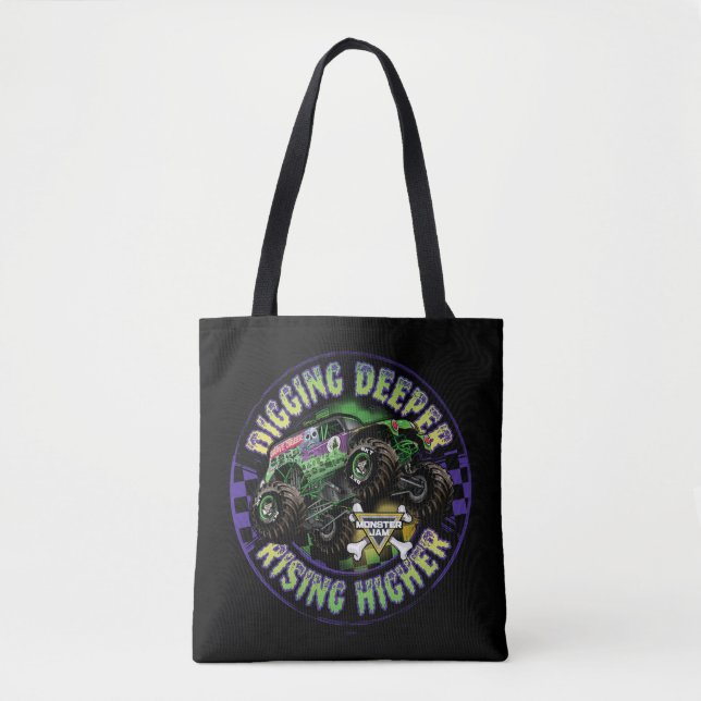 Tote Bag Monster Jam Grave Digger (Devant)