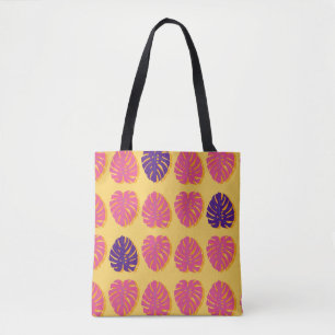 Tote Bag Monstera Hawaiian design plante tropical i