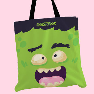 Tote Bag Monstre de Frankenstein Mignon Halloween Personnal