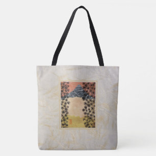 Tote Bag Mont Fuji Sturdy Épaule en polyester brossé Fourre