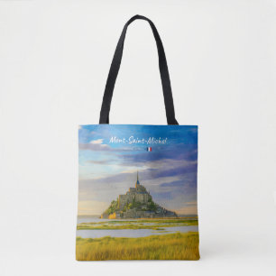 Tote Bag Mont-Saint-Michel, France - Abbaye médiévale