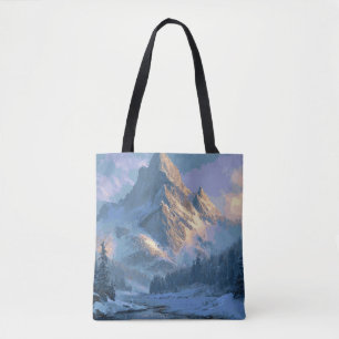 Tote Bag Montagne enneigée