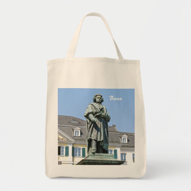 Tote Bag Monument de Ludwig van Beethoven à Bonn (Devant)