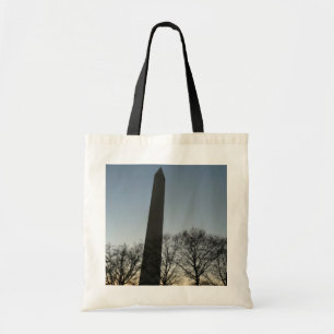 Tote Bag Monument de Washington dans le paysage d'hiver II
