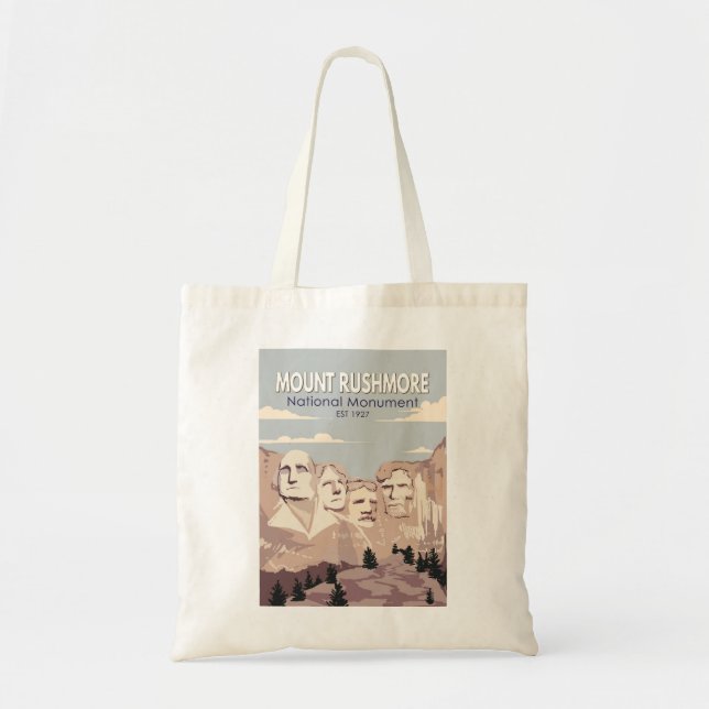 Tote Bag Monument national du Mont Rushmore Dakota du Sud (Devant)