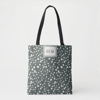 Tote Bag Moody Lunaria Silver Dollar Pattern Personalized