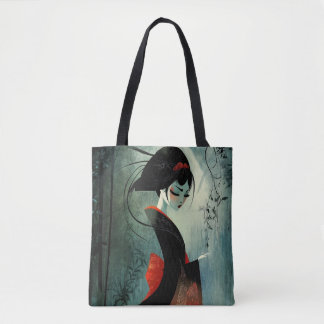 Tote Bag Moody Thoughtful Anime Girl