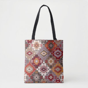 Tote Bag Moquette persane design original, texture tribale.