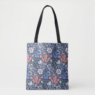 Tote Bag Morris Blue Arrière - plan 1896 Compton Floral Pat