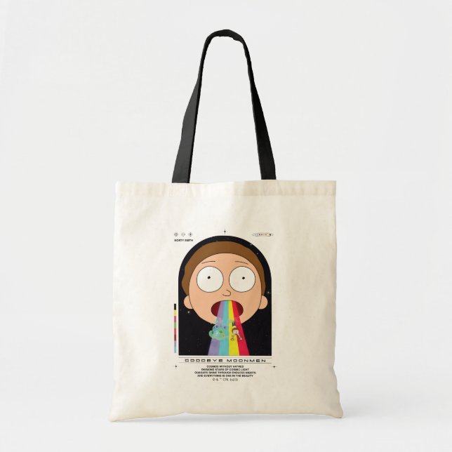Tote Bag Morty Goodbye Moonmen Citation Graphique (Devant)