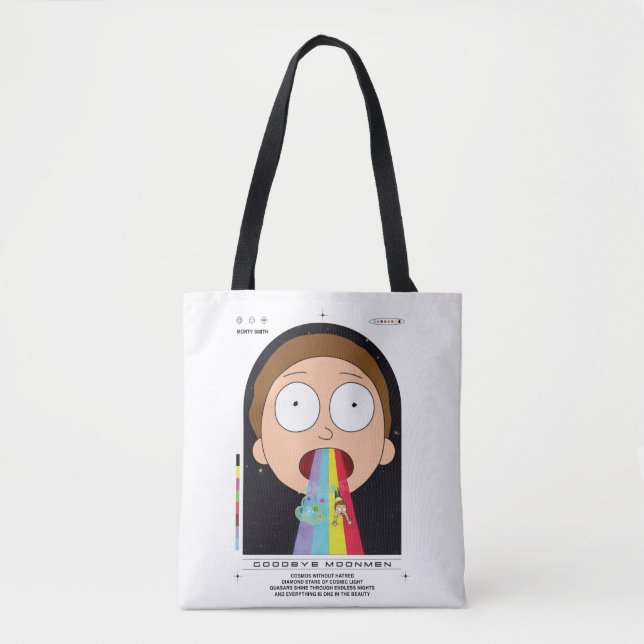 Tote Bag Morty Goodbye Moonmen Citation Graphique (Devant)