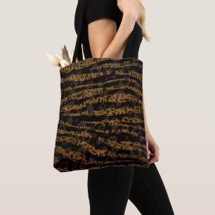 Tote Bag Mosaic Chic Elegant Safari Glam Jungle Imprimer