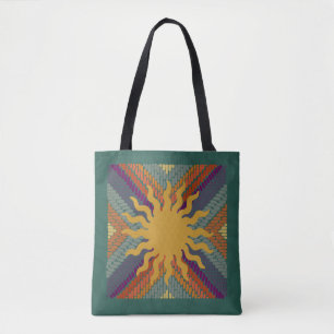 Tote Bag Mosaïque automne soleil