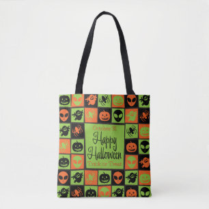 Tote Bag Mosaïque d'Halloween