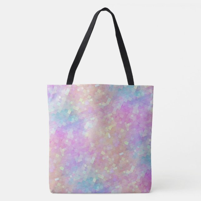 Tote Bag mosaïque holo sparkle : (Devant)