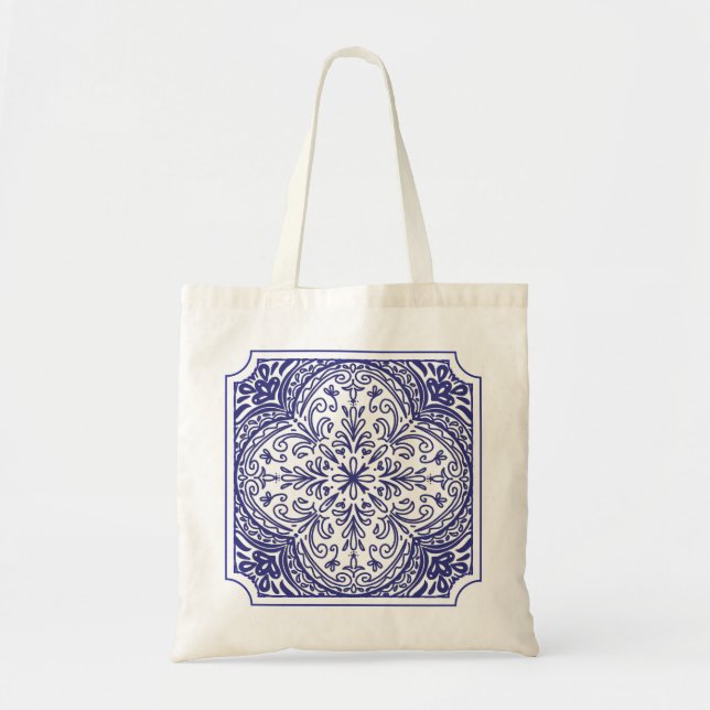Tote Bag Mosaïque méditerranéenne (Devant)