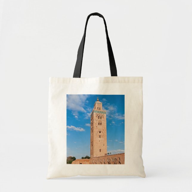 Tote Bag Mosquée de la Koutoubia - Marrakech, Maroc (Devant)