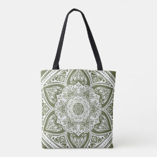 Tote Bag Moss Mandala
