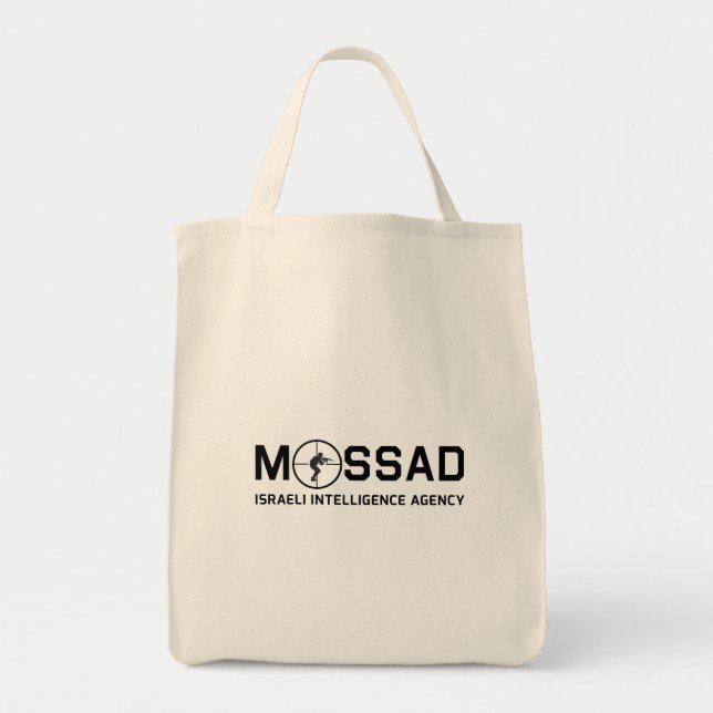 Tote Bag Mossad - Agence de renseignement israélienne - IDF (Devant)