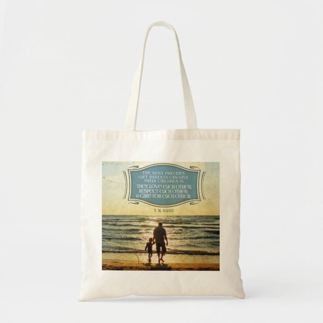 Tote Bag Most Precious Gift Parents Can Give (Devant)