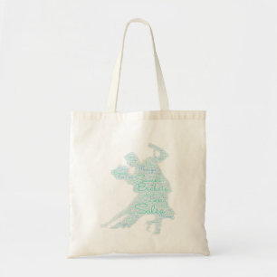 Tote Bag Mot de danse Art Couple Bachata Salsa