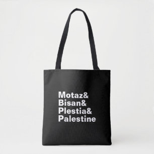 Tote Bag Motaz & Bisan & Plestia & Palestine - presse libre