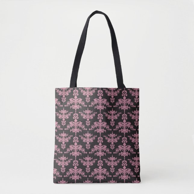 Tote Bag Motif 5 de damassé (Devant)