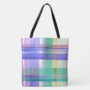 Tote Bag Motif à carreaux