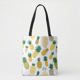 Tote Bag Motif à la mode d'ananas