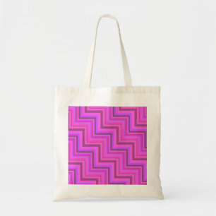 Tote Bag Motif à rayures roses