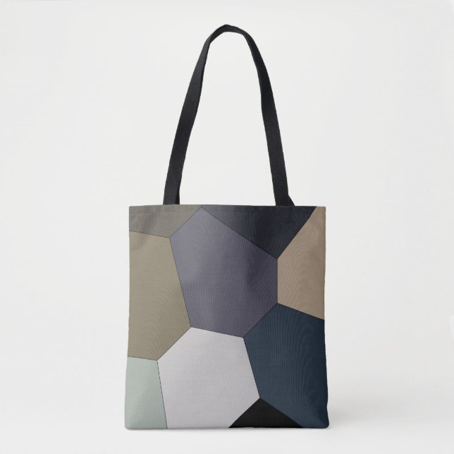 Tote Bag Motif à tonalité terrestre (Devant)