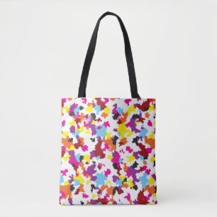 Tote Bag Motif Abstrait couleur cristallin irrégulier