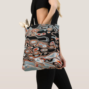 Tote Bag Motif Abstrait couleur rétro