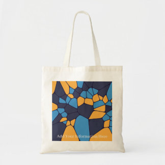 Tote Bag Motif Abstrait géométrique coloré personnalisé