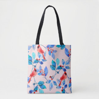 Tote Bag motif arrière - plan abstrait kaléidoscope rouge