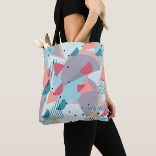 Tote Bag Motif artistique géométrique abstrait moderne des 