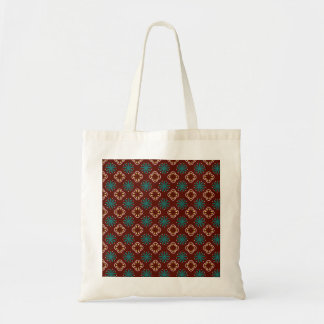 Tote Bag Motif bleu Brown